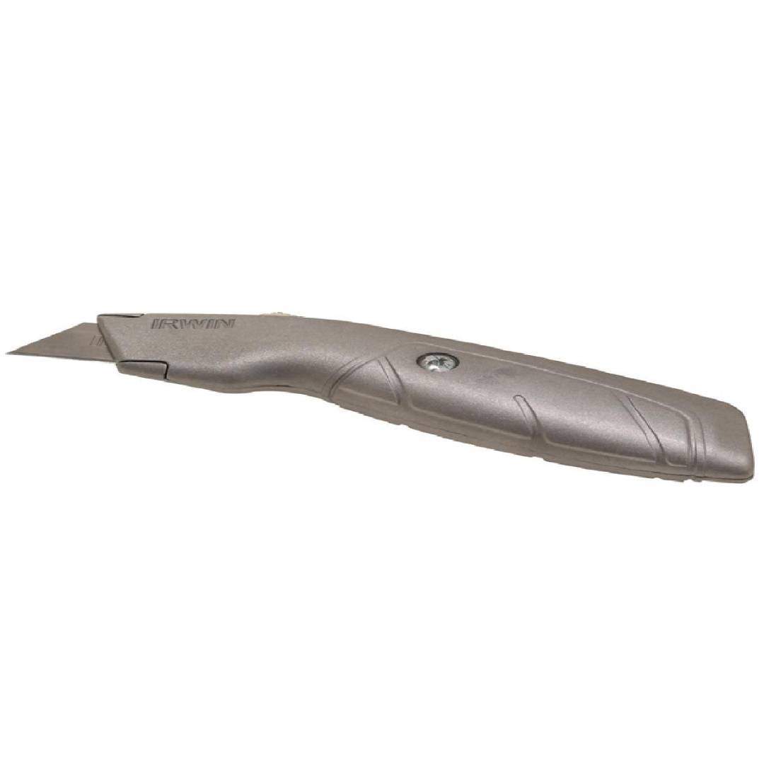 IRWIN 10507448 Pro Entry Retractable Utility Knife; Silver
