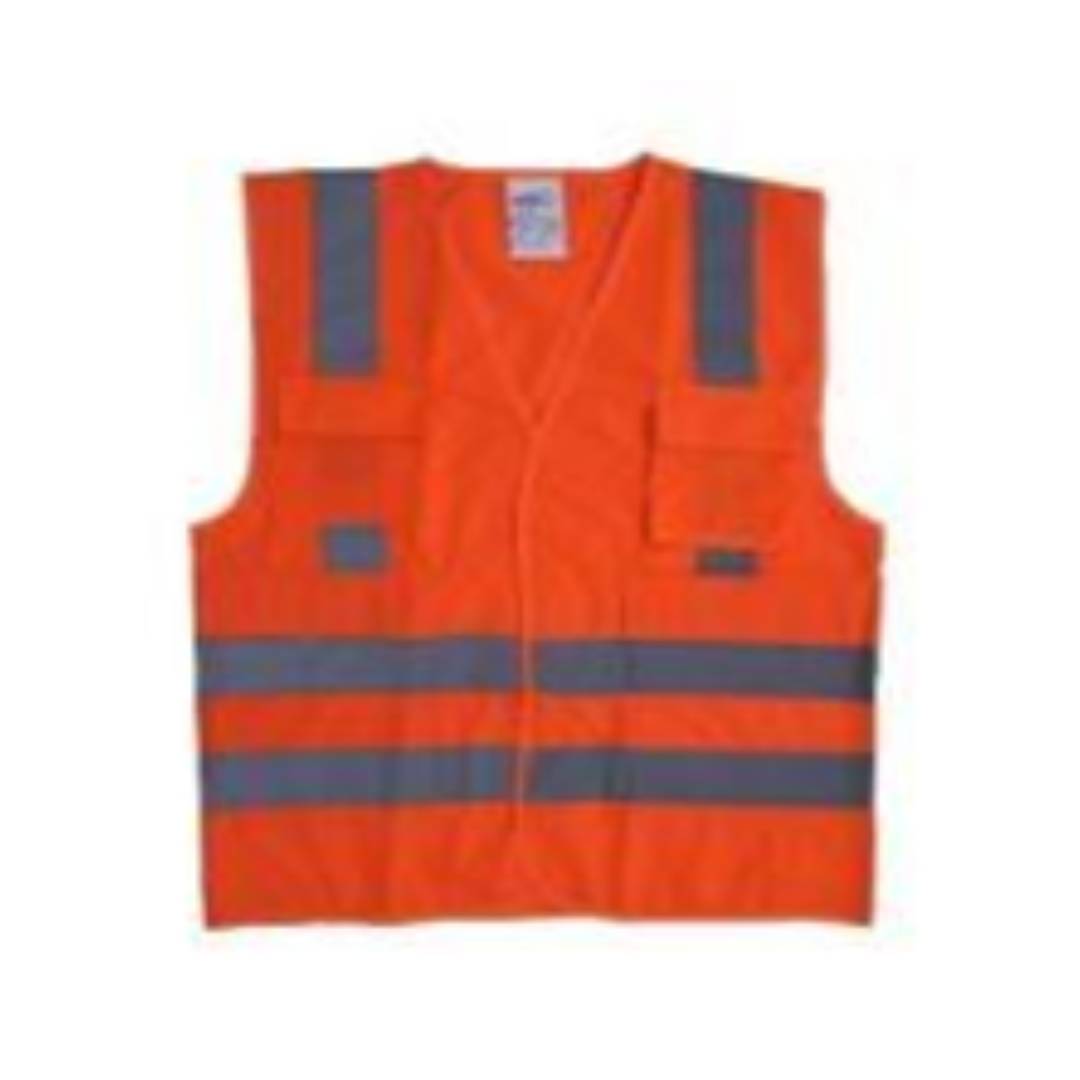 VAULTEX NLM Reflective Fabric Vest with 4 Pockets