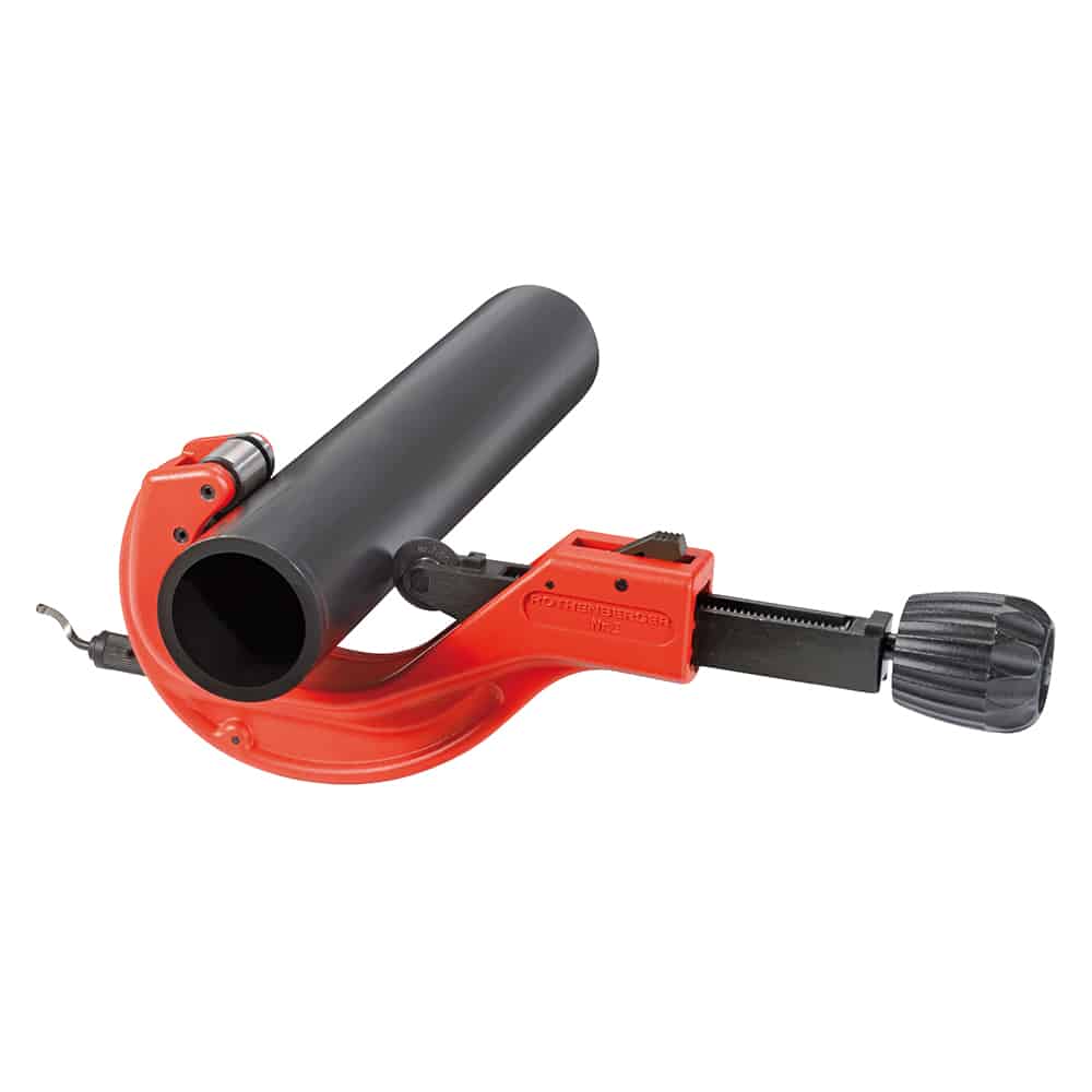 ROTHENBERGER 70032 TC125 Plastic Pipe Cutter, 50-125mm, Telescopic Ratchet Type
