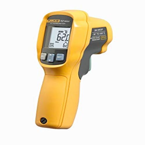 FLUKE 62 MAX Single Laser Infrared Thermometer, -30°C to 500°C