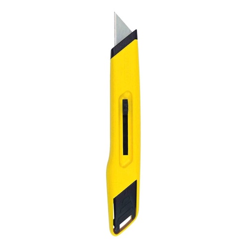 STANLEY 10-065 Plastic Retractable Utility Knife Yellow-black 6 Inch