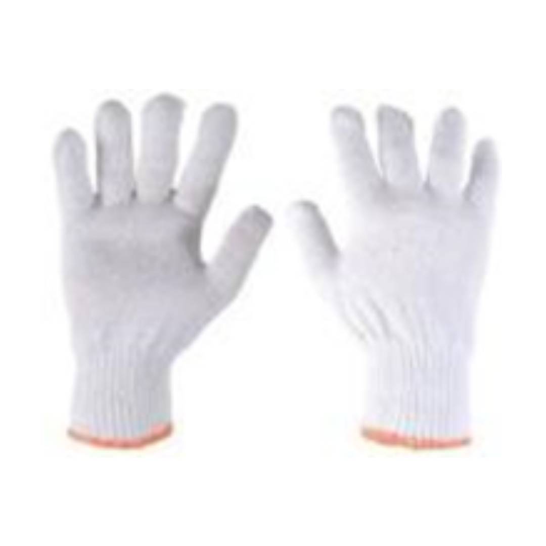 MTI Bleached Cotton Knitted Gloves (500 grams/doz)