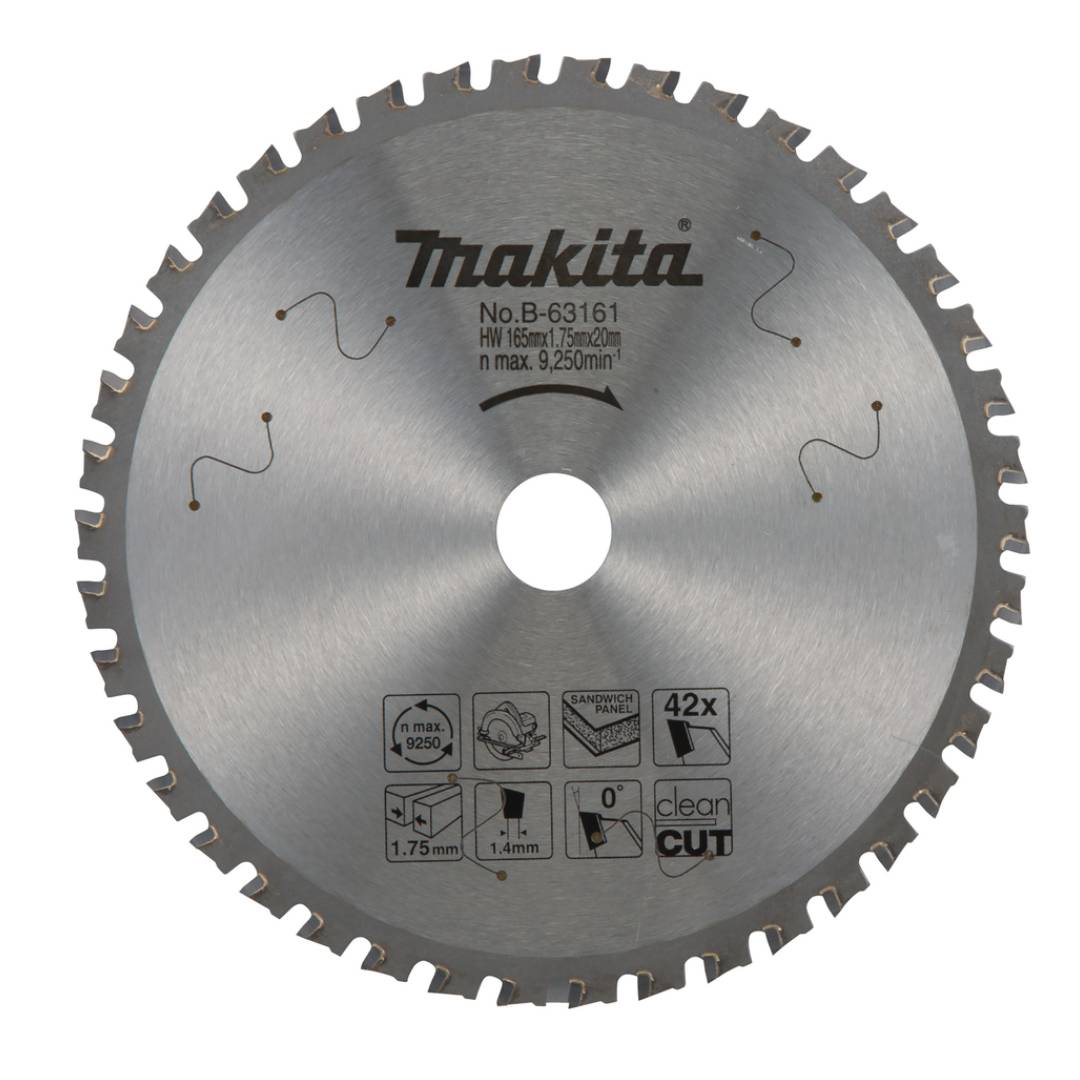 MAKITA B-63161 Tct Saw Blade 165Mmx20Mmx42T