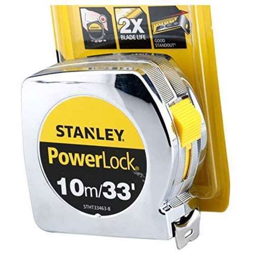STANLEY Stht33463-8 Powerlock Metric Imperial  10m E X 25mm