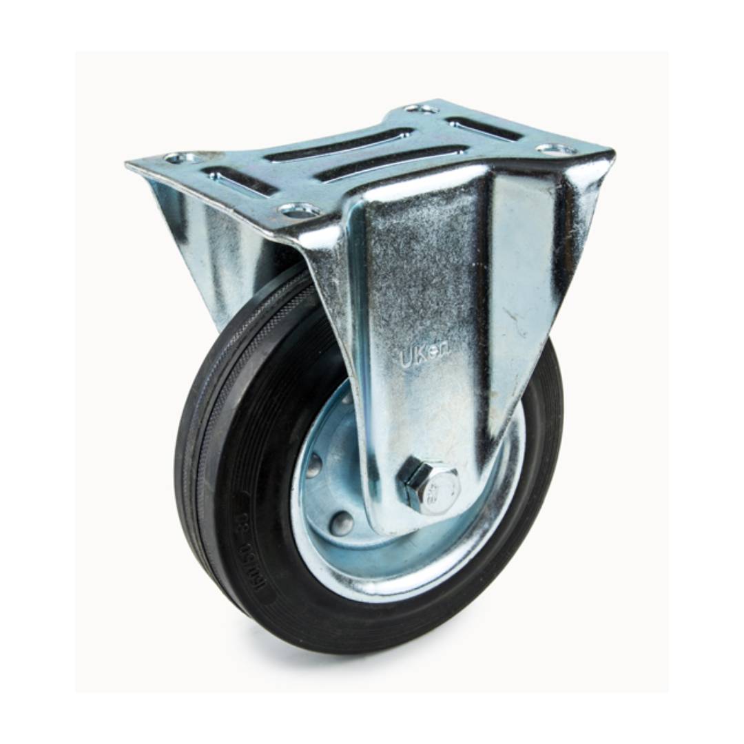 UKEN U5306F Caster Wheel Rubber 6" Fixed