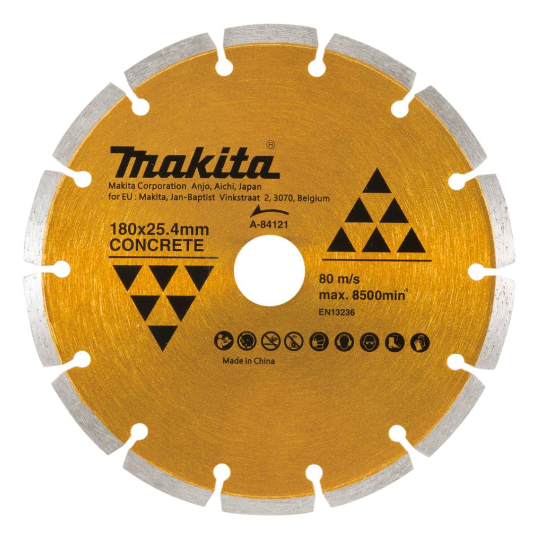 MAKITA A-84121 Diamond Wheel(Concrete-Segmented)180Mmx25.4(22.23)