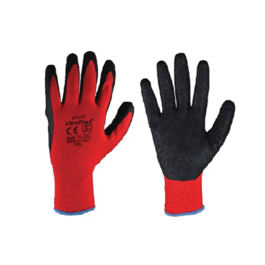 VAULTEX GPL Crinkle Finish Latex Coated Gloves (13G)