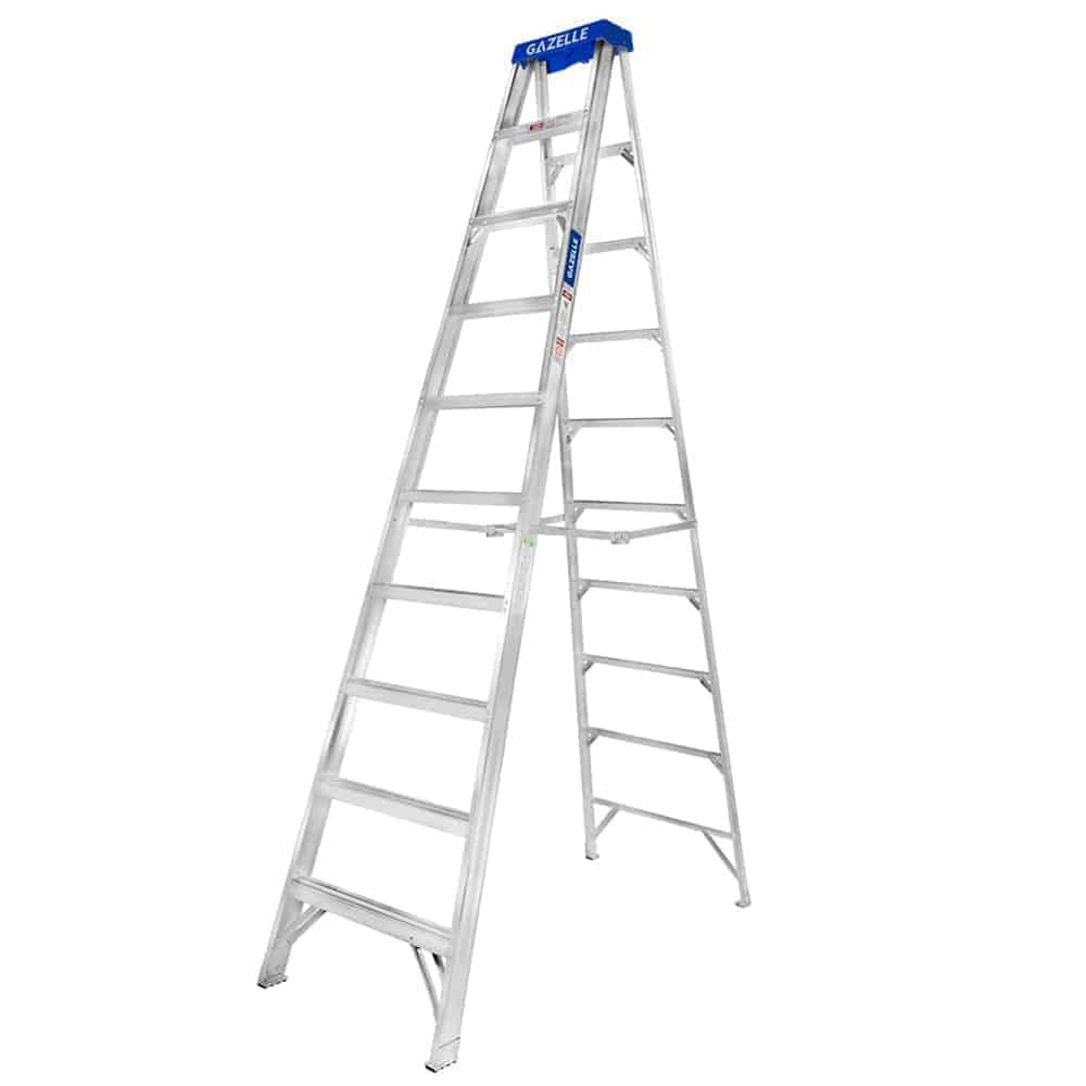 GAZELLE G5010 Aluminum Step Ladder 10ft (3m)