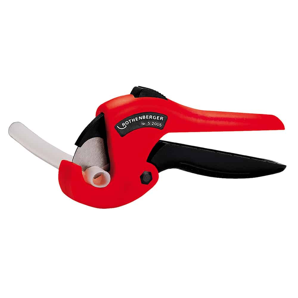 ROTHENBERGER 52005 ROCUT 26TC Plastic Pipe Cutter, 26mm (Shear Type)