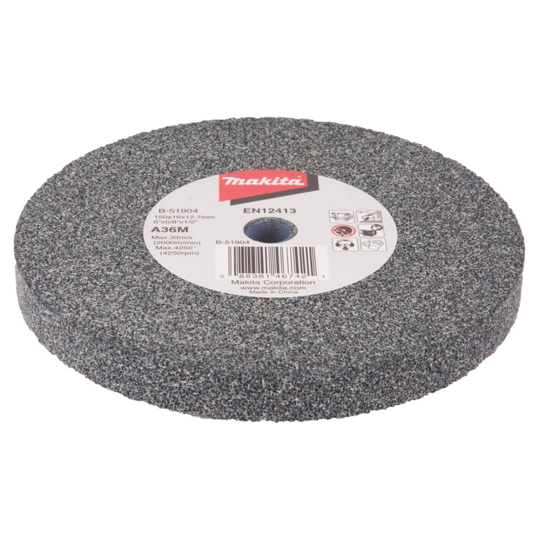 MAKITA B-51904 Grinding Wheel For Bench Grinder 150X16X12.7 A36M