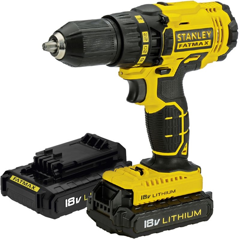 STANLEY Sch20c2k-b5 Cordless Hammer Drill Li-lon, 18v