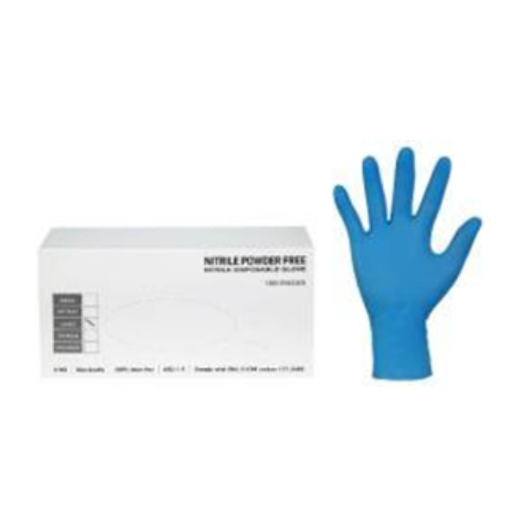 NED Power-Free Disposable Nitrile Examination Gloves (Powder-Free, XL)