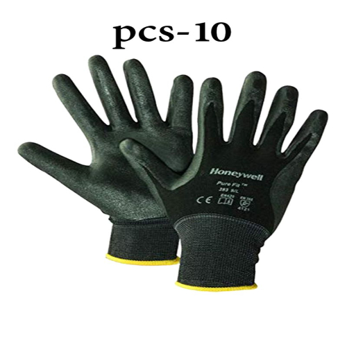 HONEYWELL Bsd2232278 Pure Fit Disposable Gloves Black 10-pair