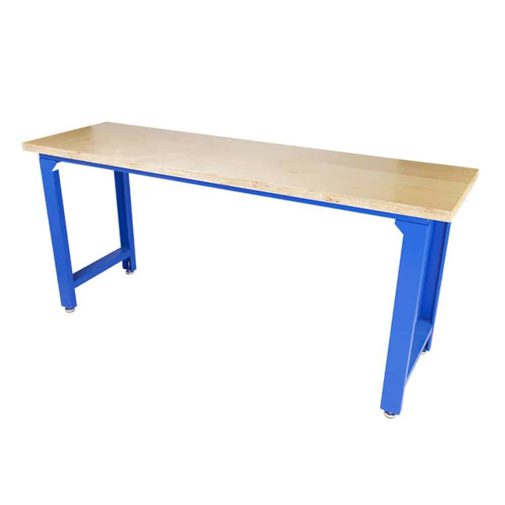 GAZELLE G2602 Wood Top Workbench with Steel Frame 79 In.