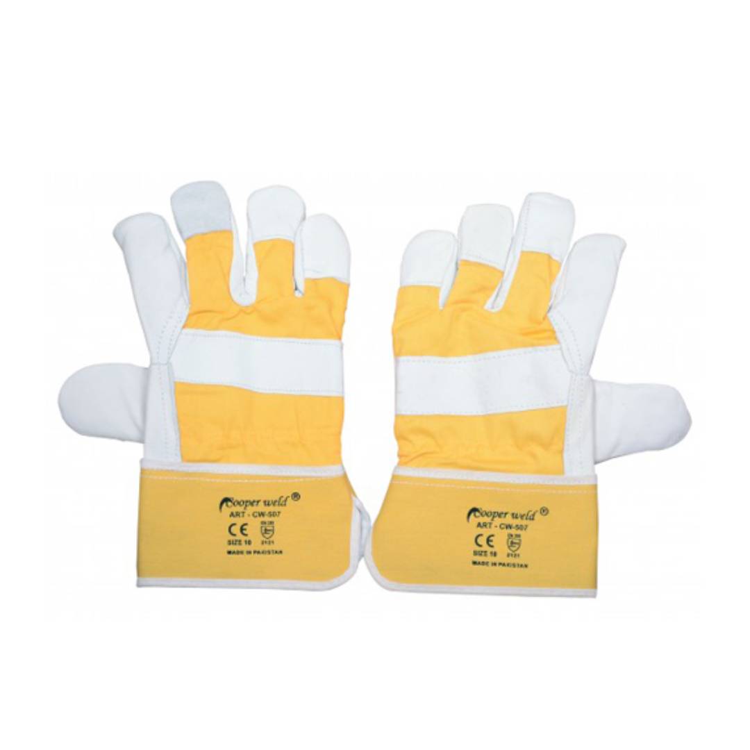 COOPERWELD CW-507 Gloves Rigger Yellow / Grey