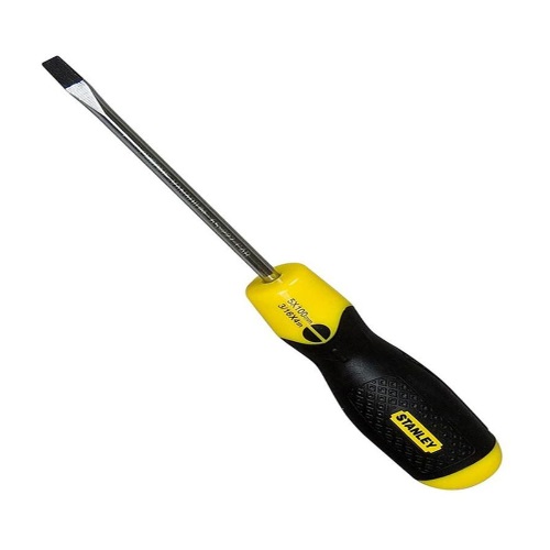 STANLEY Flat Screw Driver Black-yellow-silver