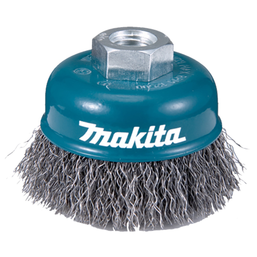 MAKITA D-24088 Cup Brush Crimped Steel Wire 0.30Mm 75Mm*M10*1.50