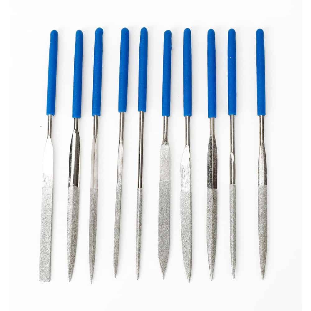 GAZELLE G80293 Diamond Needle File Set 10pc