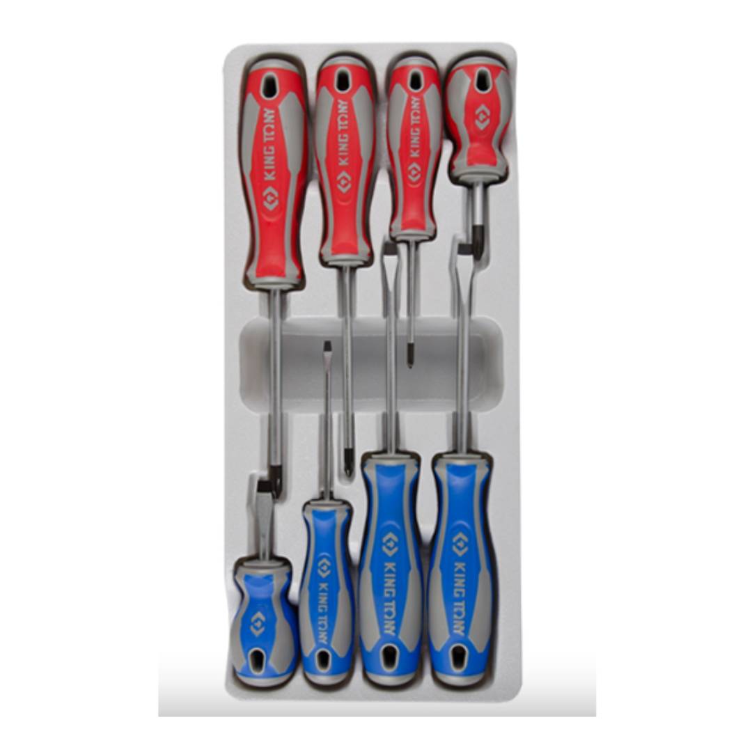 KING TONY 33108MR Screw Driver Set Metric