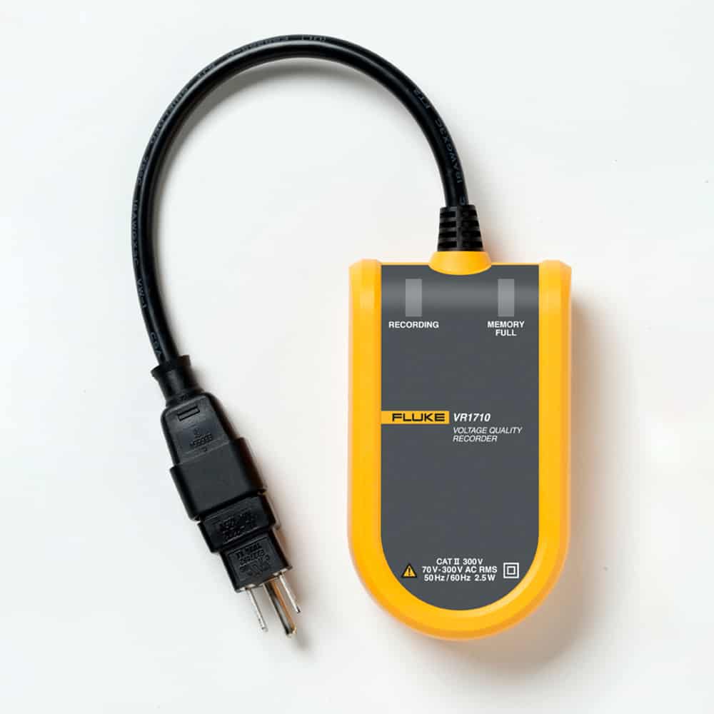 FLUKE VR1710 Voltage Quality Recorder, Single-Phase, 70 to 280V