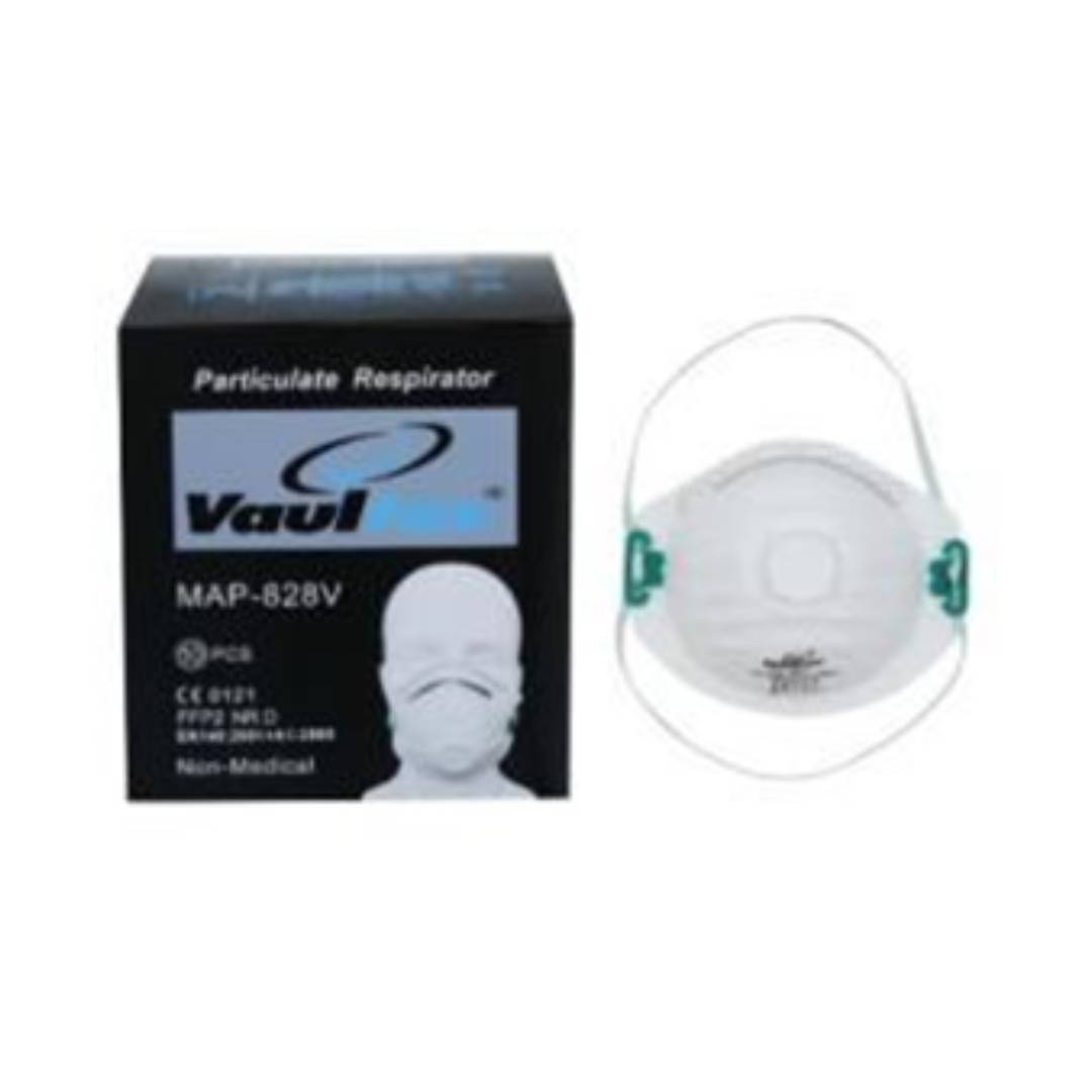 VAULTEX MAP 828V FFP2 Cup Shaped Respirator with Valve (Non-Medical)