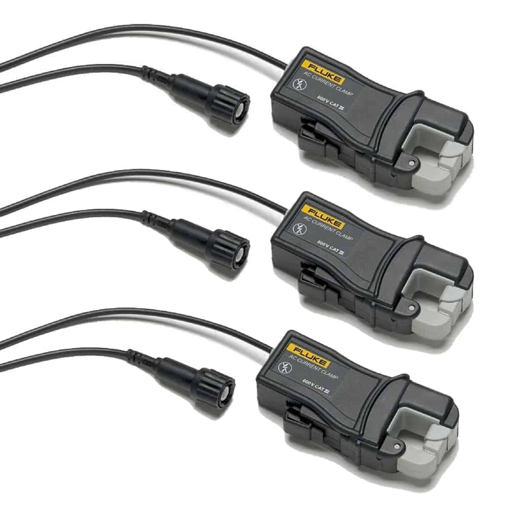 FLUKE i1A/10A PQ3 Switchable Mini Clamp-On Current Probes, 1 to 10A, Set of 3