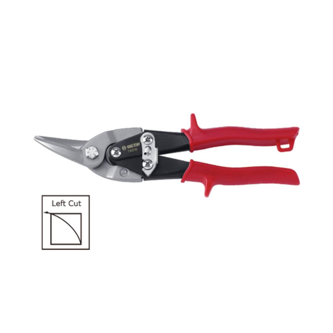 KING TONY 74010 Aviation Tin Snips Left 10"
