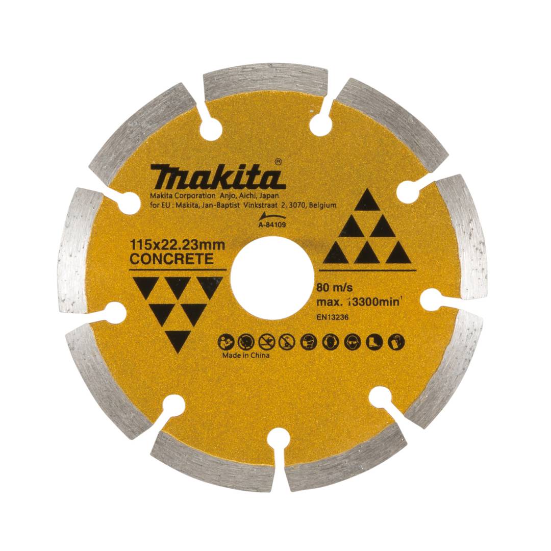 MAKITA A-84109 Diamond Wheel (Concrete- Segmented)115Mmx22.23