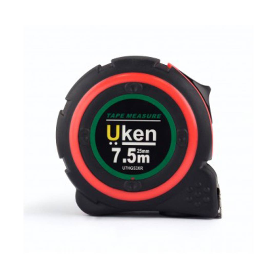 UKEN U7HG53XR Measuring Tape 7.5Mtr (25Mm) Rubber