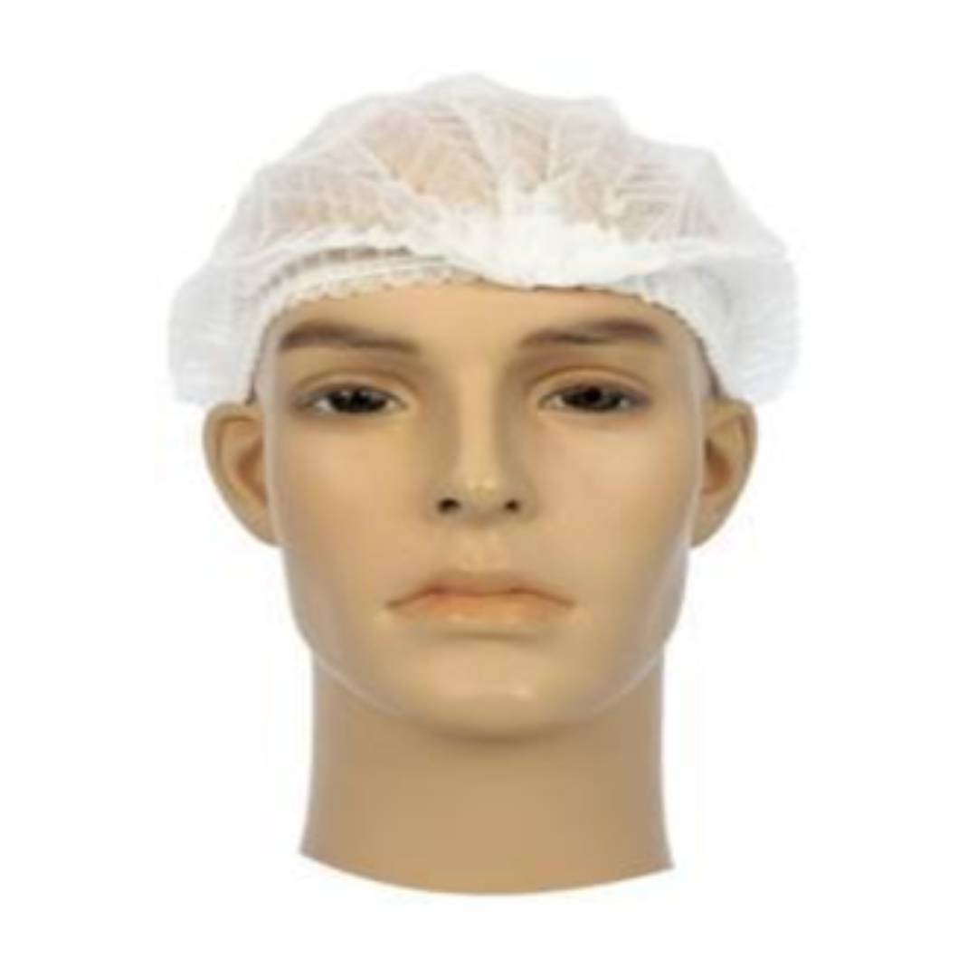 AKE Disposable Hair Net (White Color, Non-Medical)