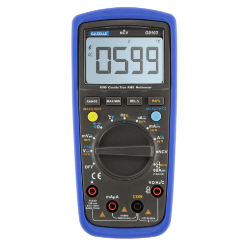 GAZELLE G9103 True RMS Industrial Digital Multimeter