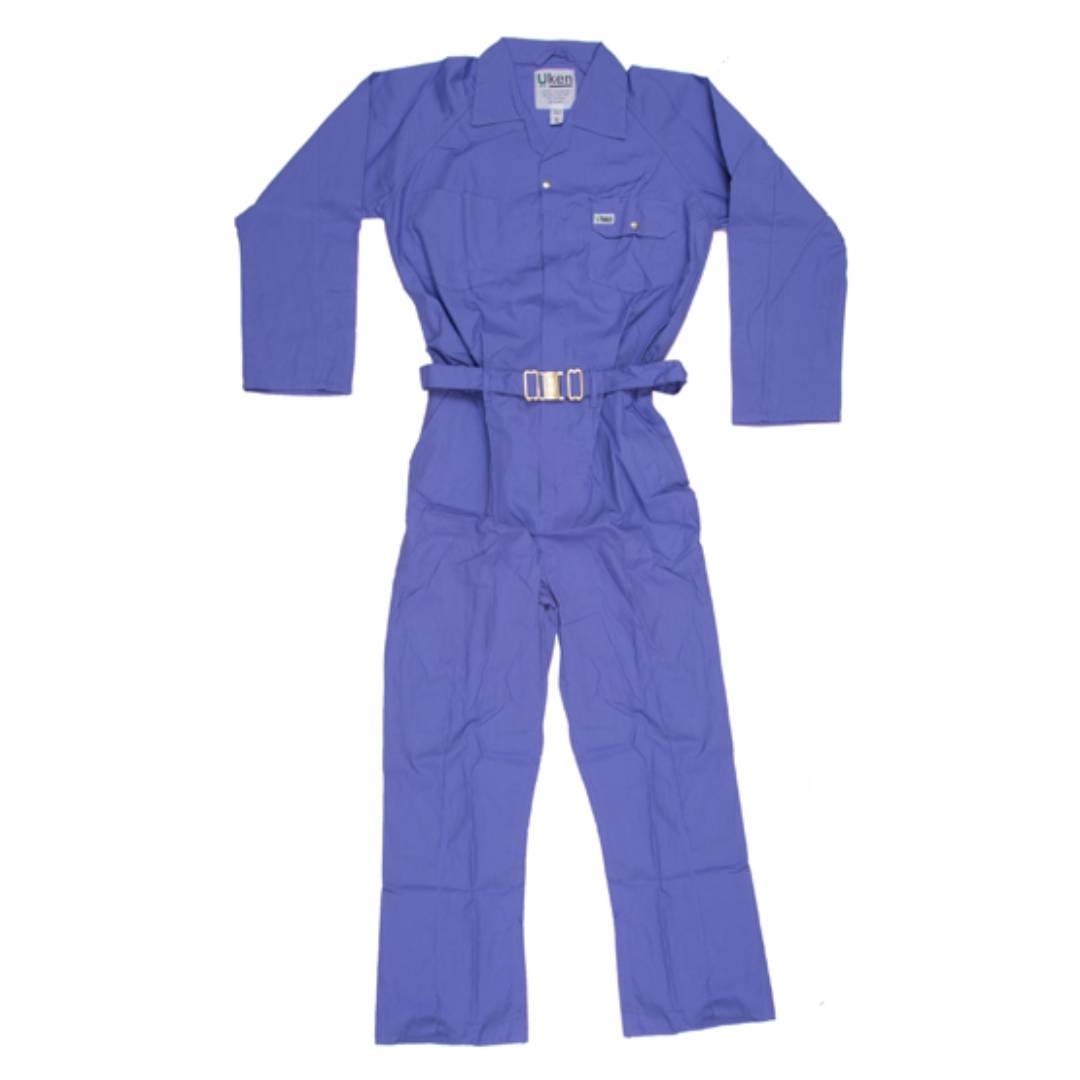 UKEN 513044 Coverall 65/35 Light Blue Medium