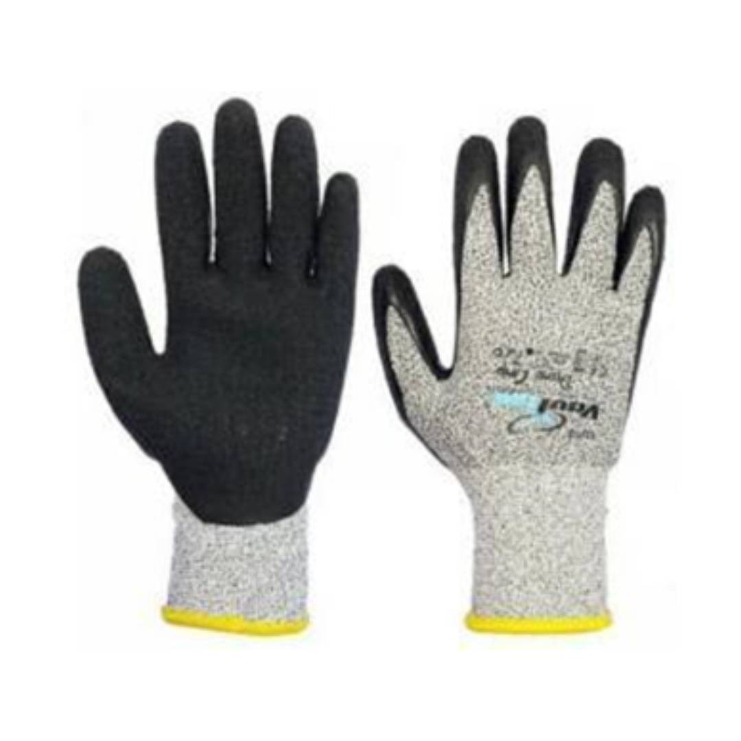 VAULTEX SAO NR Latex Wrinkle Coated Gloves (Cut 5)