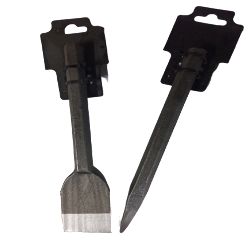 TITAN 12-Inch Heavy Duty Flat Chisel with Hand Protection