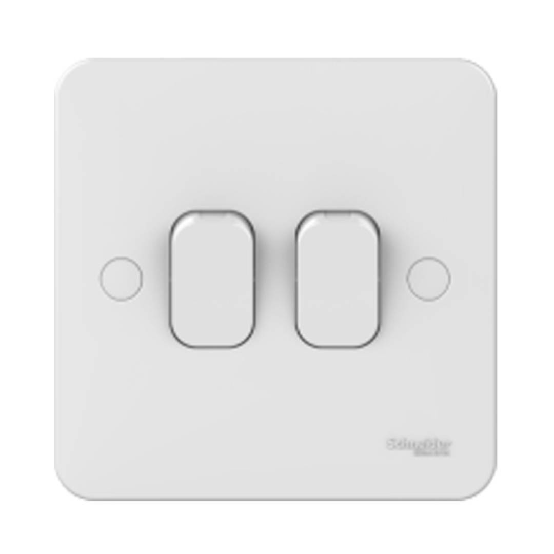 SCHNEIDER 1022NIS Switch 2G 1Way LSE White