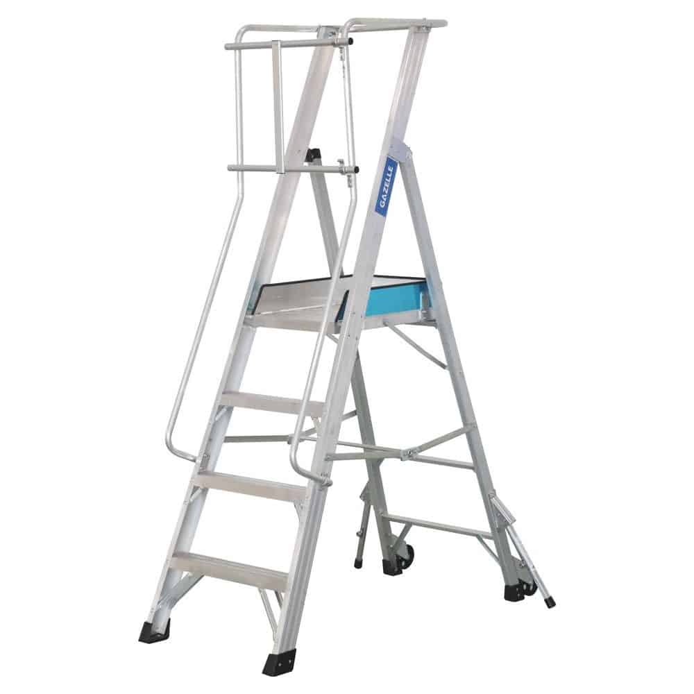 GAZELLE G5804 Aluminum Platform Ladder 4ft (2m)