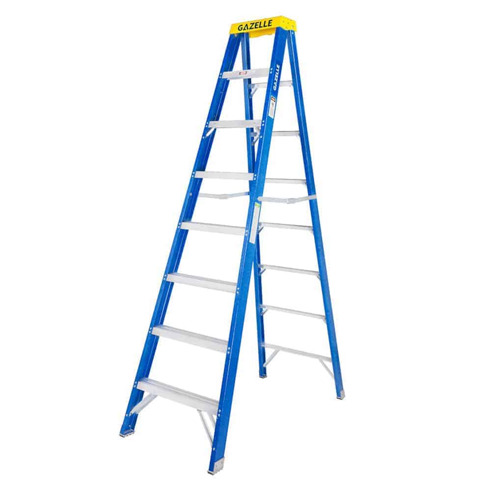GAZELLE G3008 Fiberglass Step Ladder 8ft (2.4m)