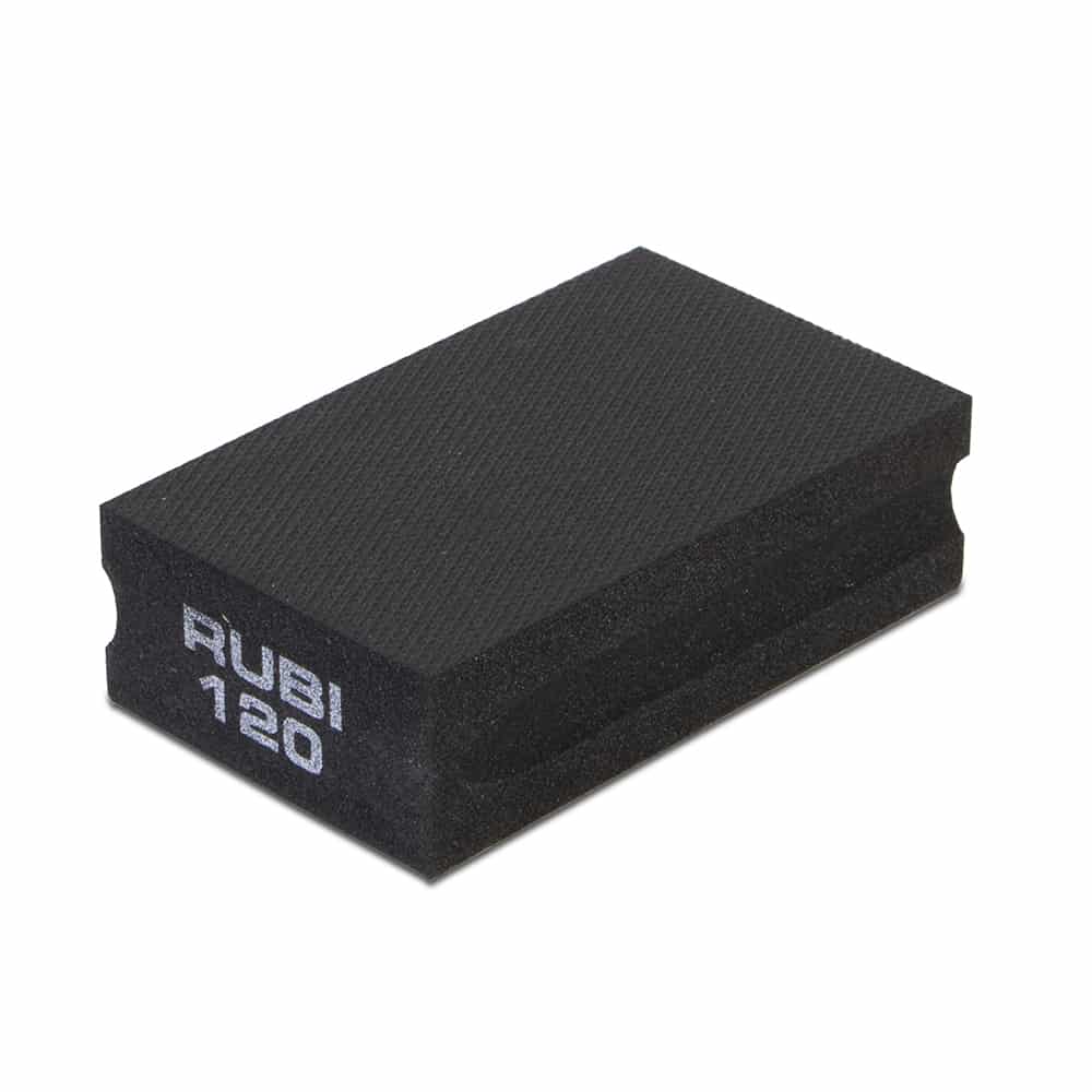 RUBI 61975 Diamond Polishing Pad Grain 120 55 x 90mm