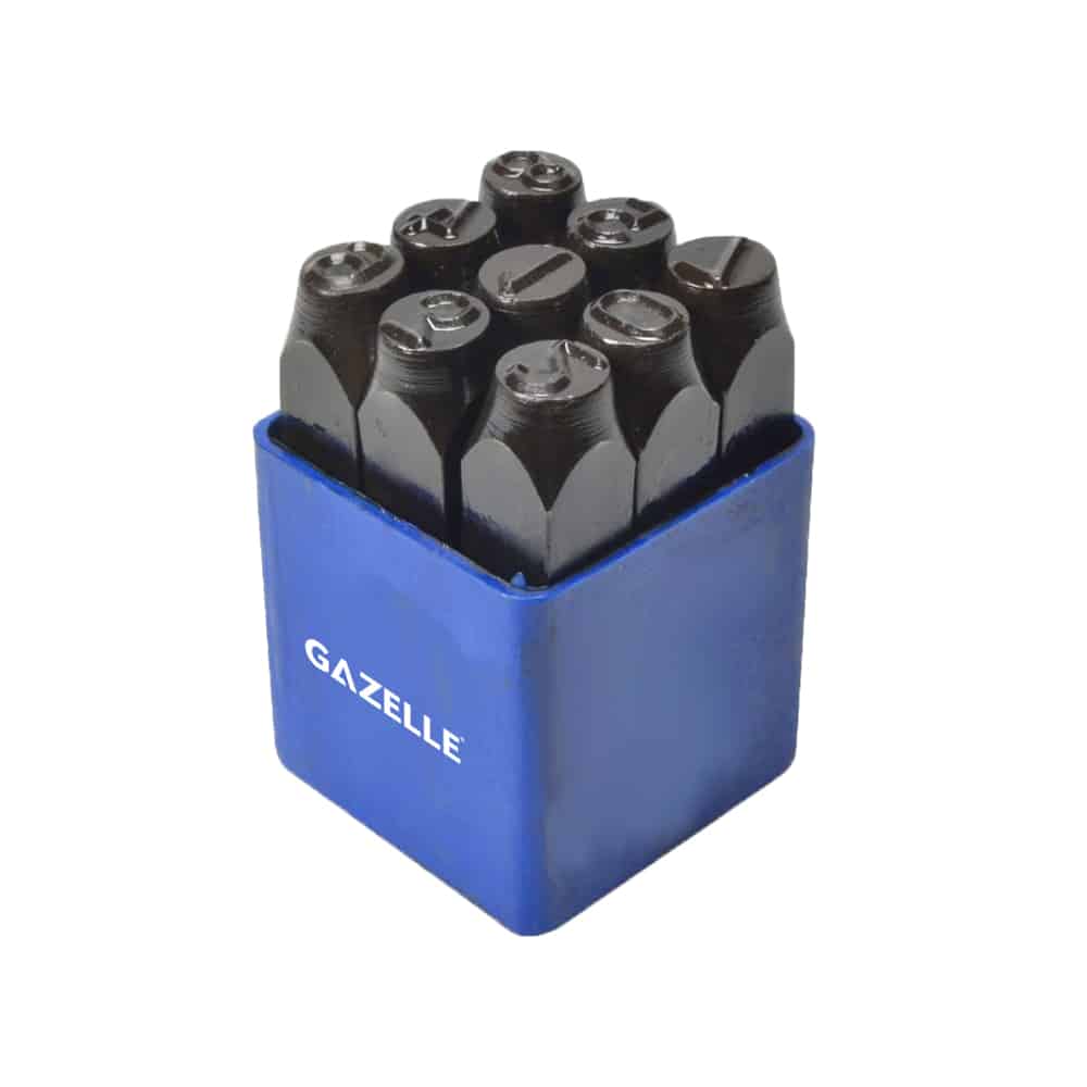 GAZELLE G80349 Number Set 1/4In/6mm