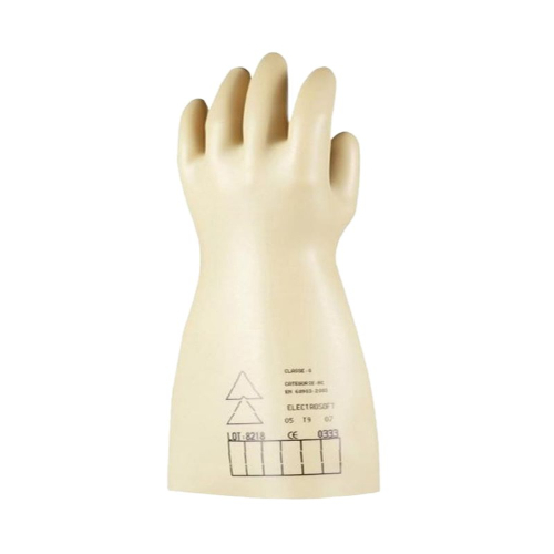 HONEYWELL Hmc2091907 Pair Of Electrosoft Class 0 Gloves Beige One Size