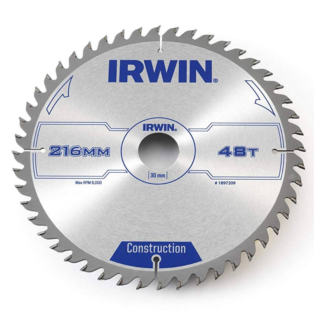 IRWIN 1897209 Professional Wood Circular Saw Blades 8.5 Inches