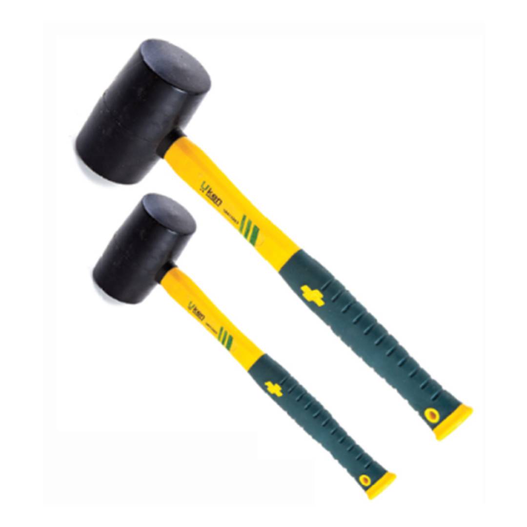 UKEN UH19324 Rubber Hammer 24 Oz Fiber Handle