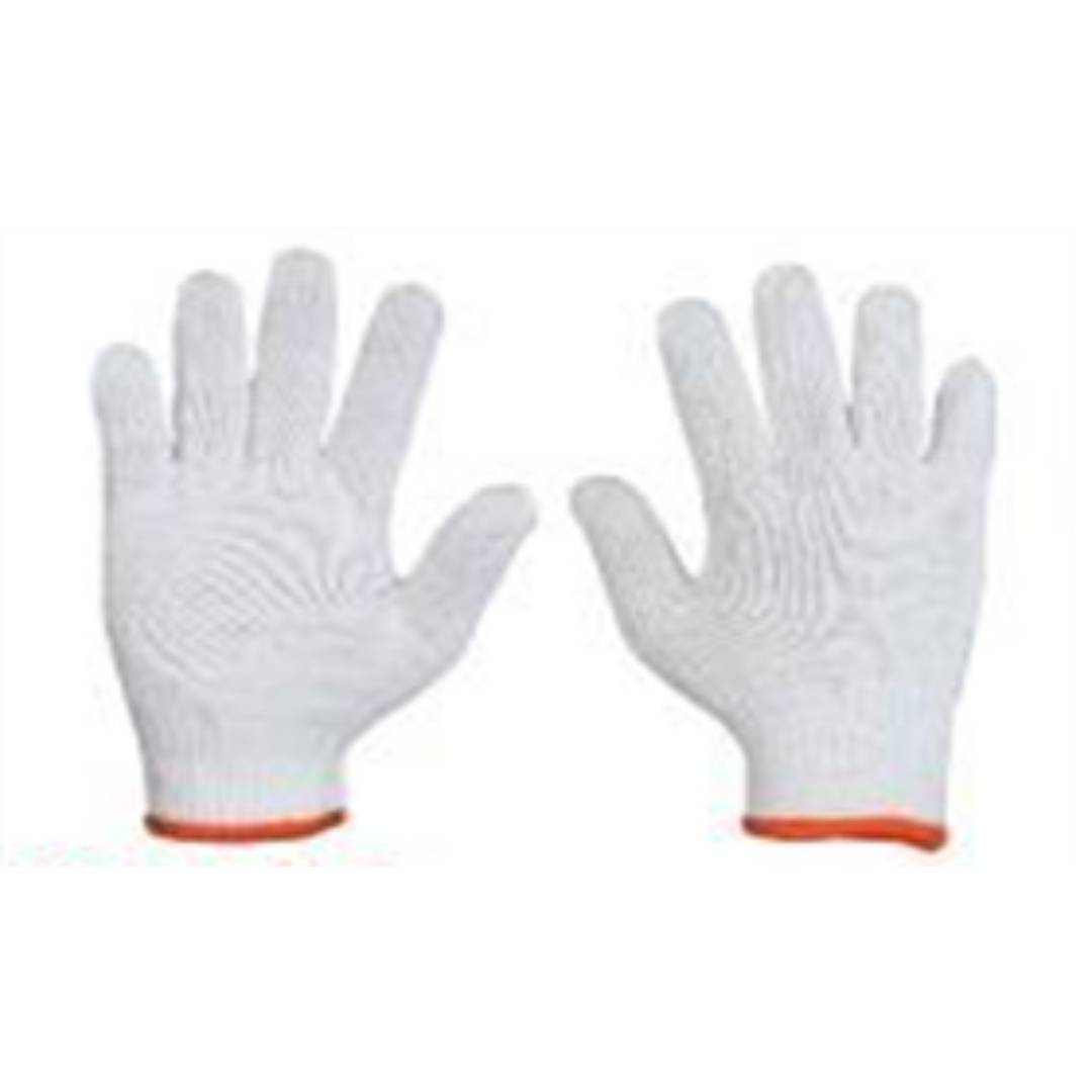 CKG Bleached Cotton Knitted Gloves (500 grams/doz)
