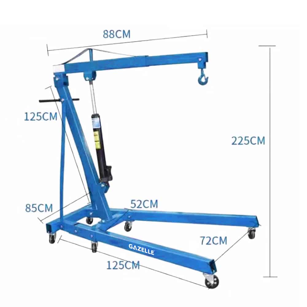 GAZELLE G2543 Heavy Duty Workshop Crane 3000kg