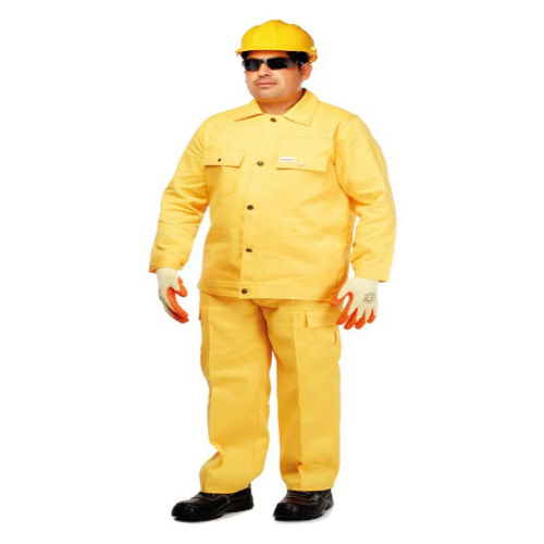 VAULTEX CVV Twill Pant And Shirt Set Yellow Cyv
