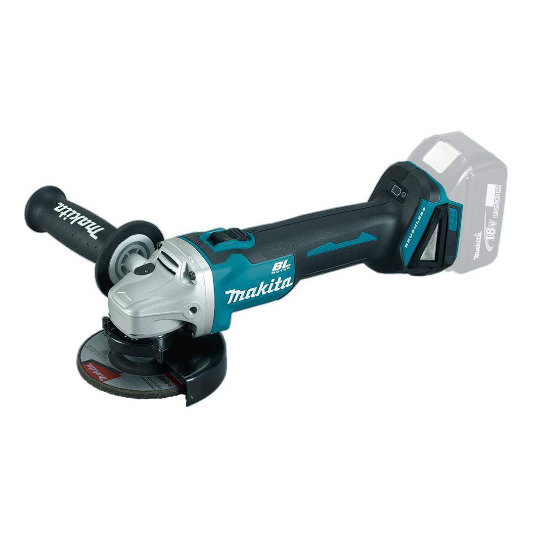 MAKITA DGA454Z Cordless Angle Grinder (Bl) 115Mm For 18Vli-Ion