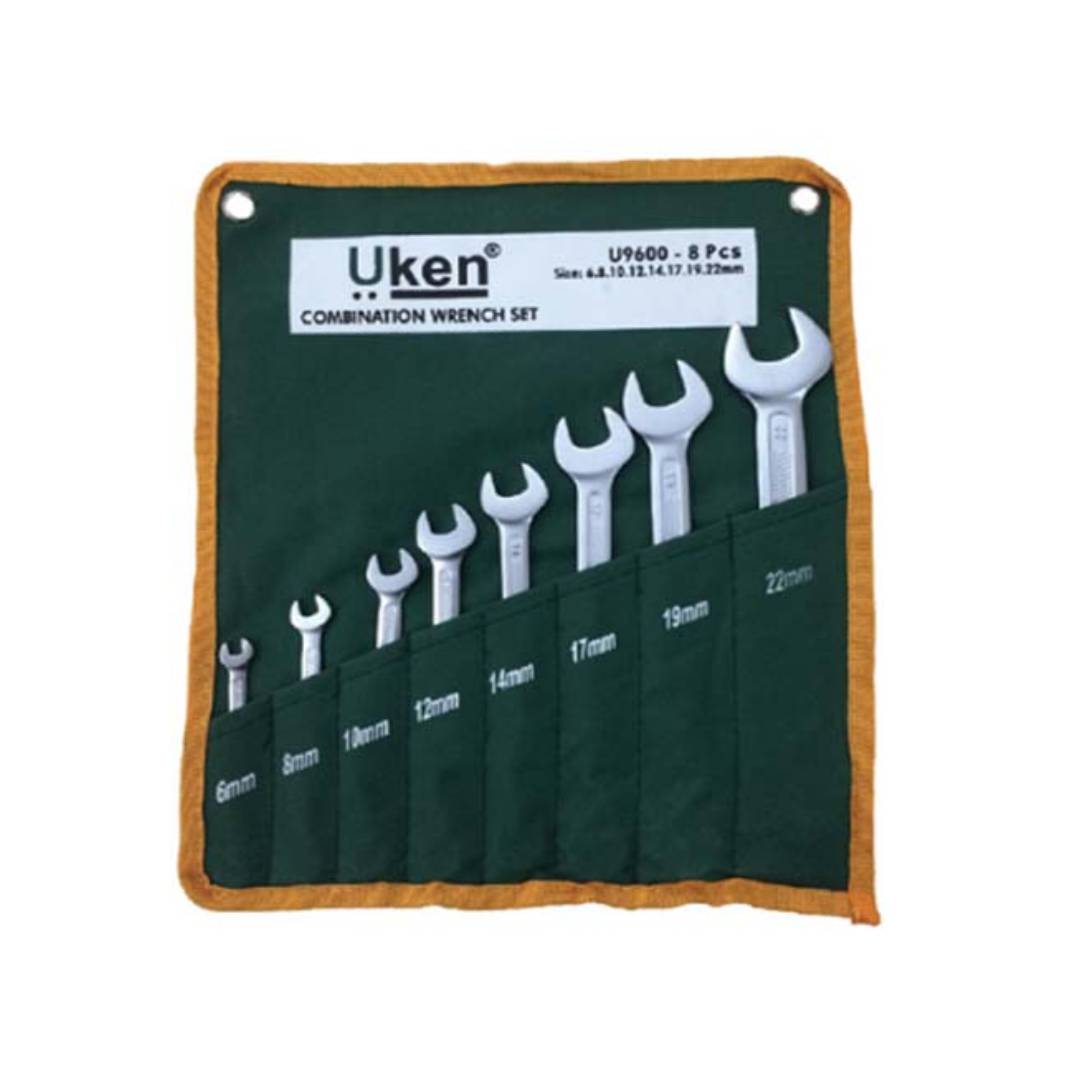 UKEN U9602 Combination Spanner 6-32 Mm, 12Pcs Set