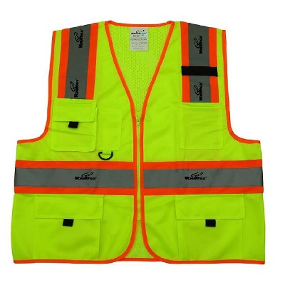 VAULTEX JMA Reflective Fabric/Net Vest with 4 Pockets