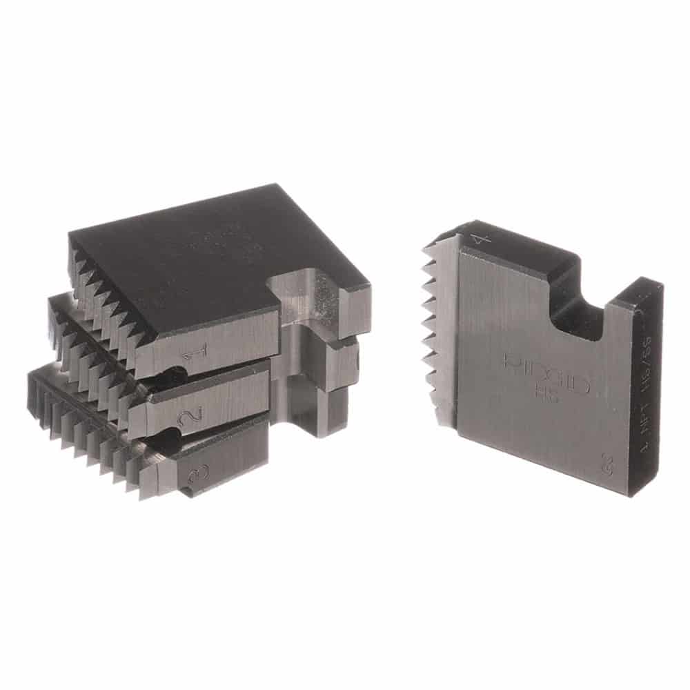 RIDGID 37925 Pipe Die Set, Stainless Steel, NPT, 1 In