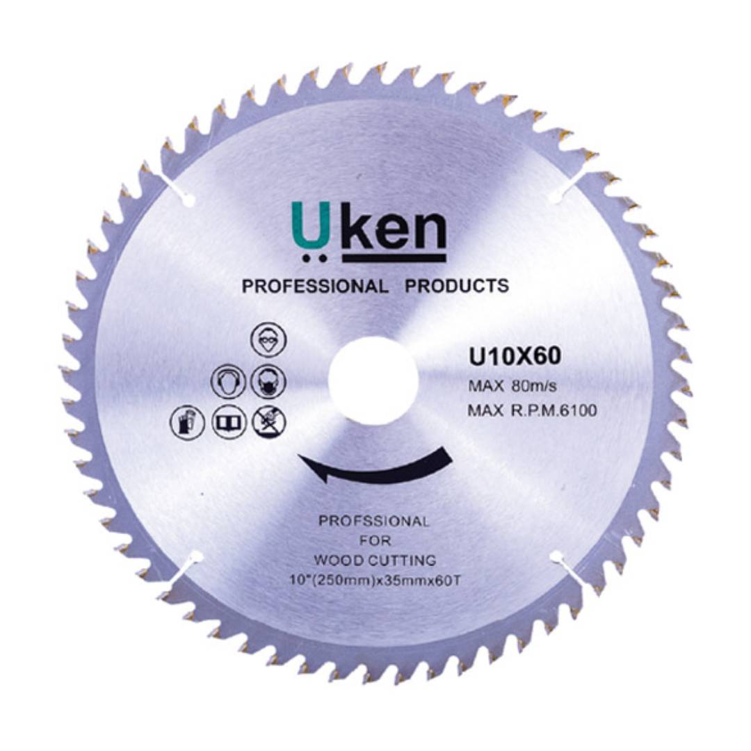 UKEN U10X80T Circular Saw Blade 10"(250) X 35 X 80T